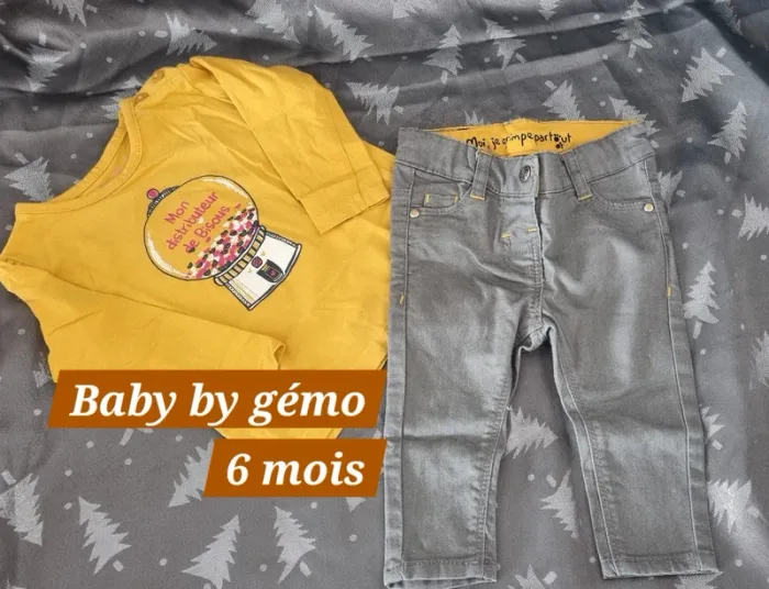 Ensemble fille haut et pantalon