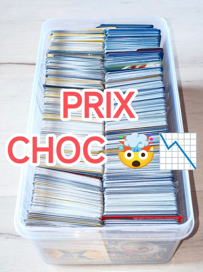 Lot de 100 cartes Pokémon VF en très bon état