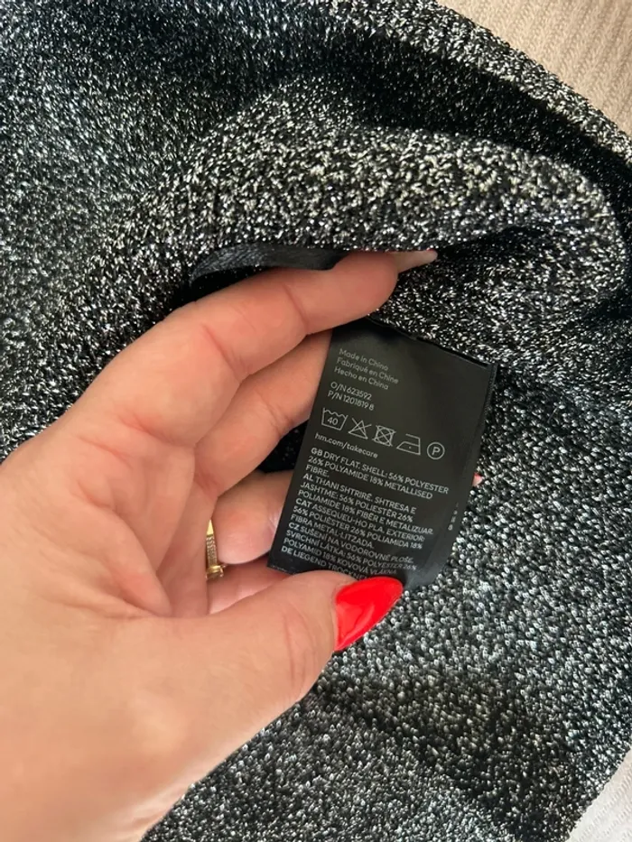 Débardeur gris argenté, H&M taille S - photo numéro 10