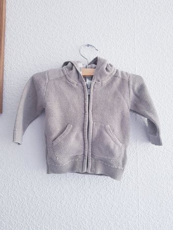 Obaïbi - Pull / gilet fermeture zippée avec capuche