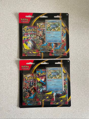 Lot Tripack Pokemon Méga Évolution (ME01/EV11)