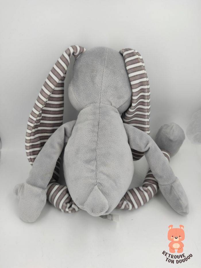 Doudou Lapin Gris Vaco - photo numéro 2