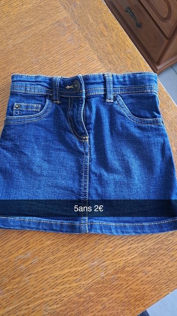 Jupe en jeans