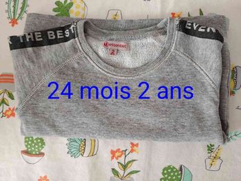 Sweat-shirt tbe 2 ans u essentiel