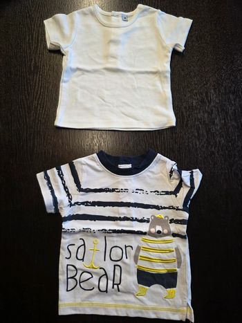 Lot de 2 tee-shirts en 3 mois