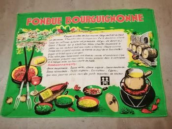 torchon recette fondue bourguignonne