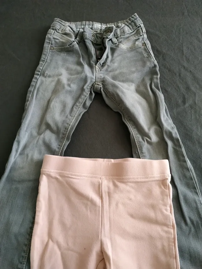 Legging hiver + jeans 4 ans - photo numéro 3
