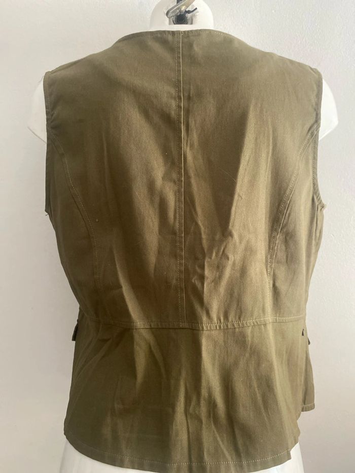 Blouse modèle gilet kaki - photo numéro 9