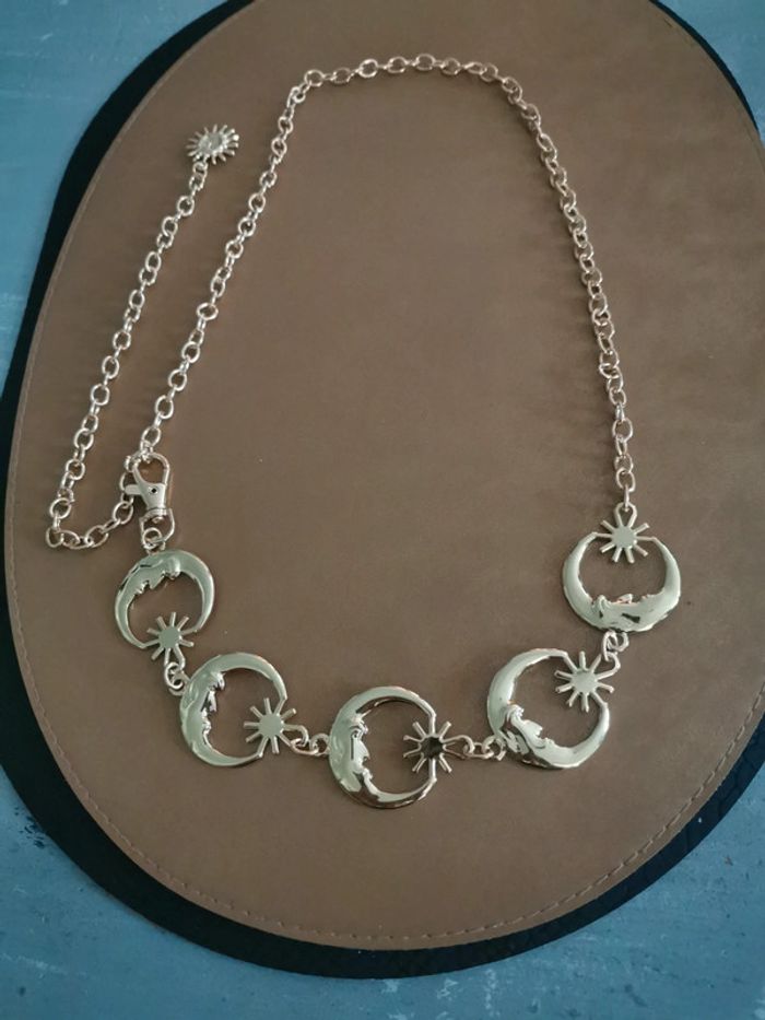 Ceinture Métal femme dorée lunes