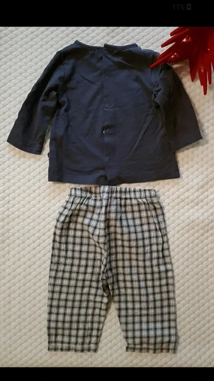 Pyjama Obaibi 2 pièces 6 mois - photo numéro 2