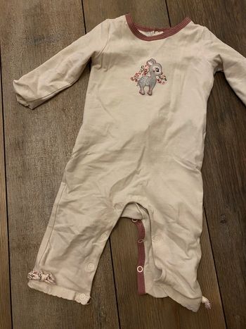 Belle grenouillère légère sergent major biche 6 mois