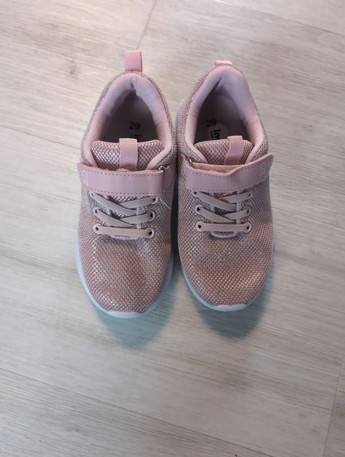 Baskets de sport roses