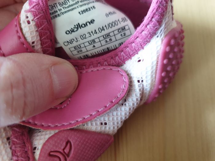 Chaussons rose - Taille 20 - photo numéro 2