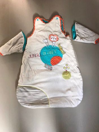 Gigoteuse manches amovibles 0-6 mois