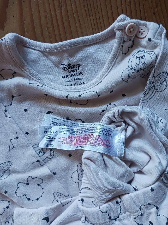 Pyjama fille - 6/9 mois (74cm) - Primark - photo numéro 4