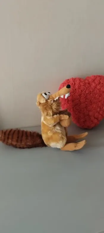 Peluche Scrat, l'âge de glace.