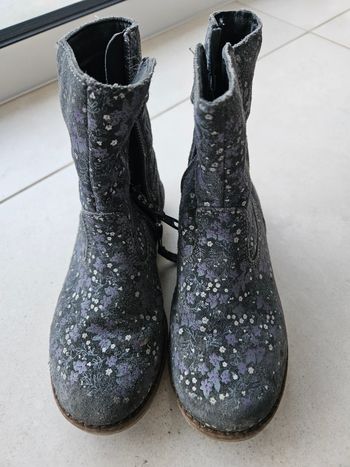 Bottines cuir vert Baudet 29