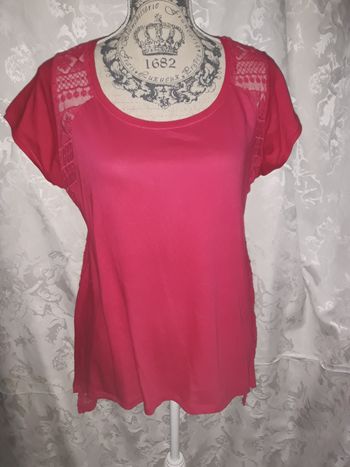 Faby27800 Tee shirt femme "Women Only" couleur : fushia uni T 42