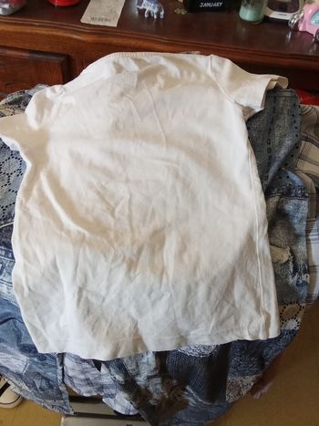 T - shirt enfant mixte blanc 