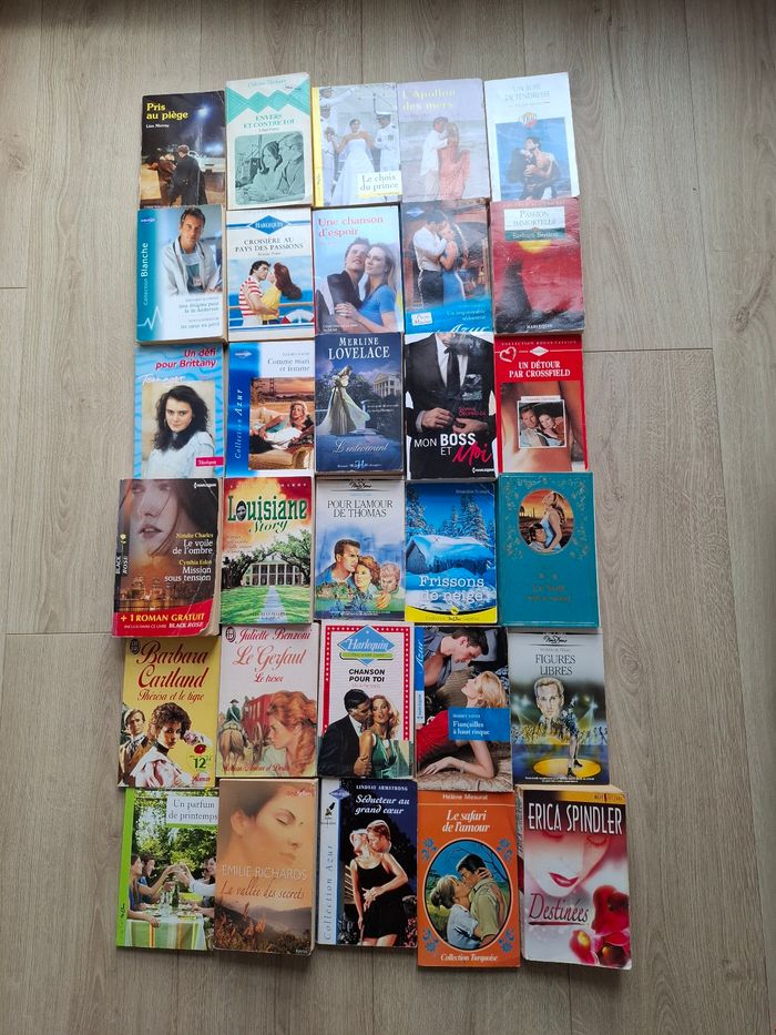 Lot de 30 romans en bon état - photo numéro 1