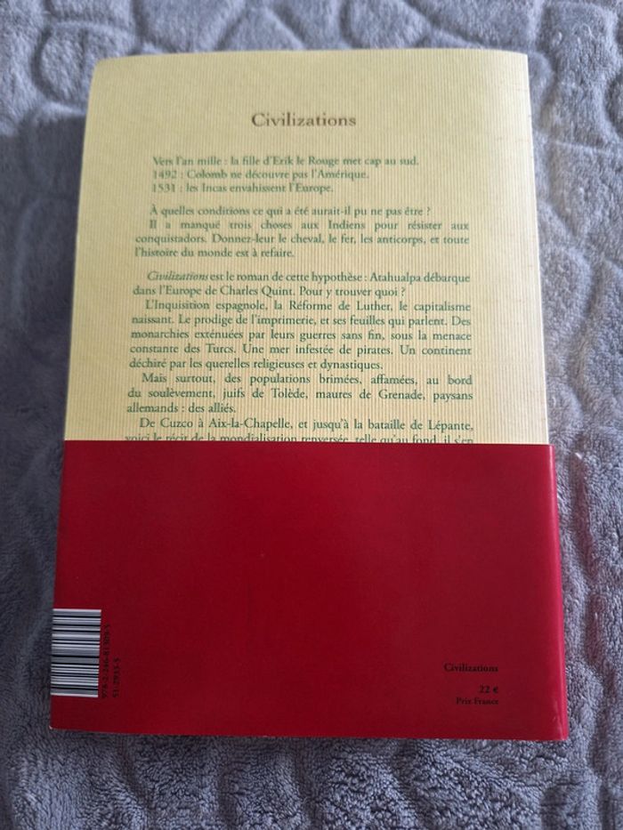 Livre - Civilizations - Laurent Binet - photo numéro 3
