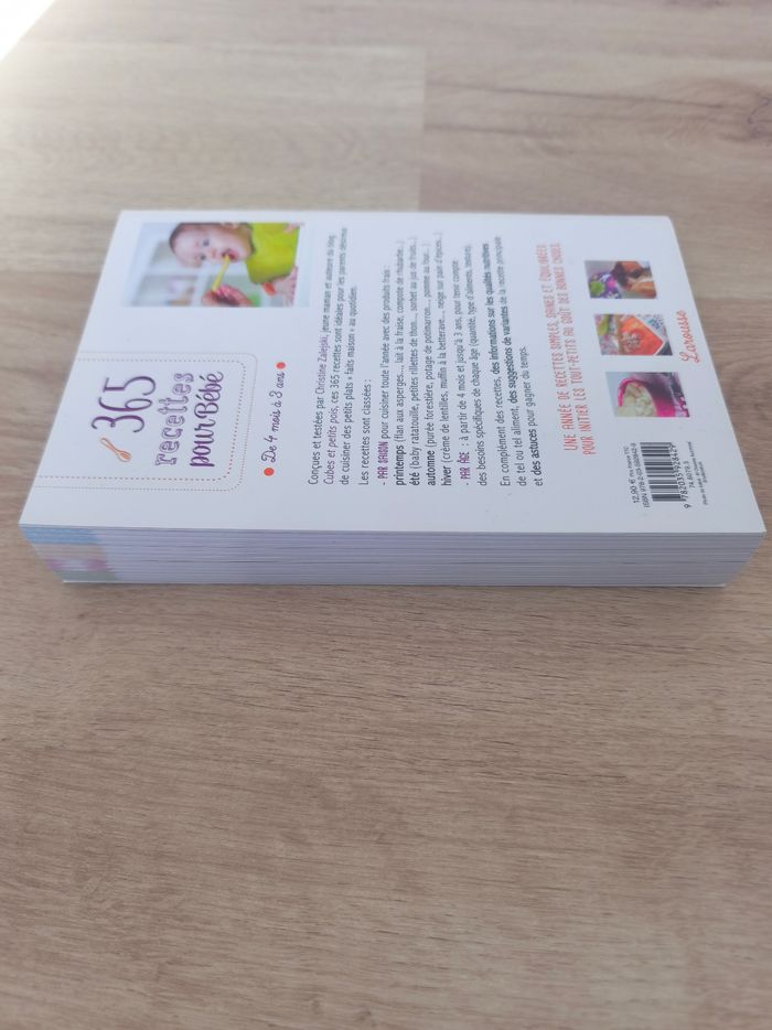 Livre Bébé enfant - 365 recettes  pour bébé - photo numéro 9