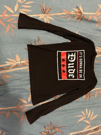 Tee shirt manches longues Kiabi eco conception 10 ans