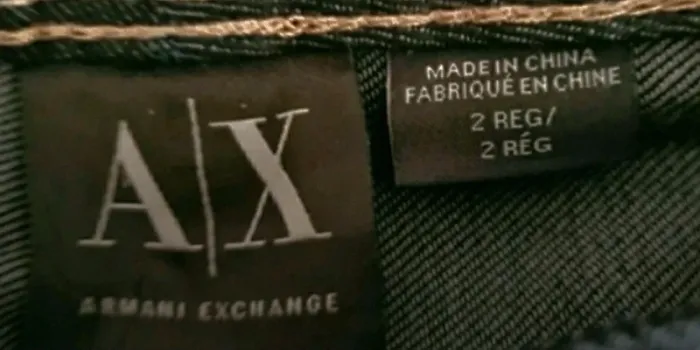 Jeans noir enduit Armani Taille 36/38 Neuf - photo numéro 5