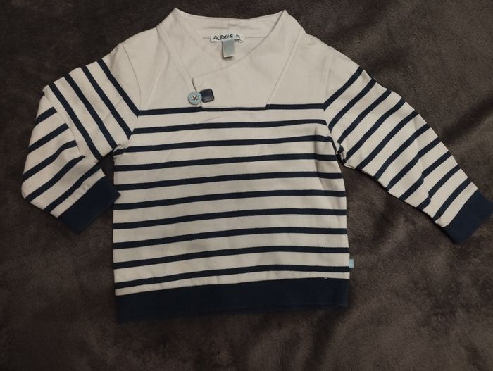 Sweat marinière Obaibi 23 mois