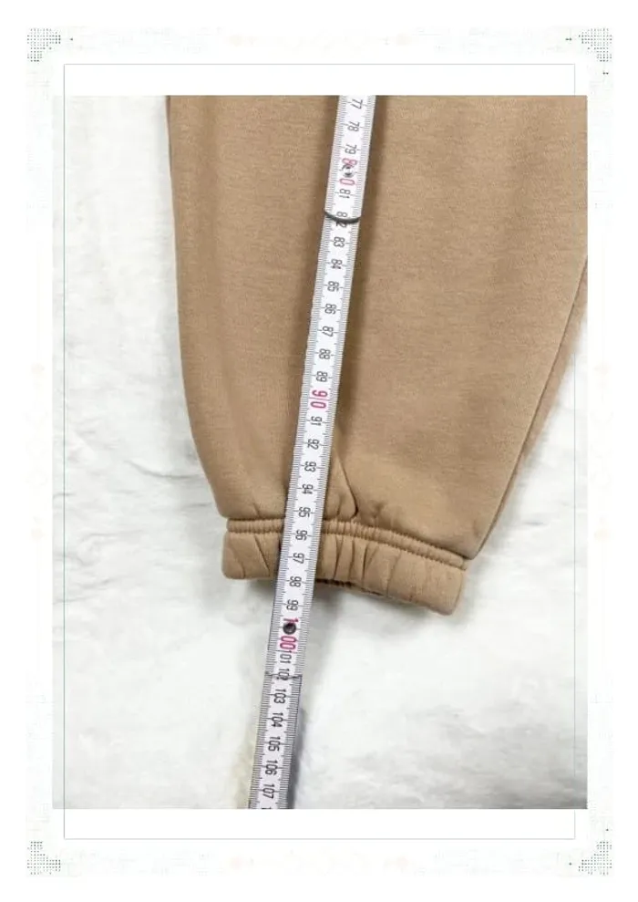 Nike jogging taille haute beige femme taille XS coton - photo numéro 9