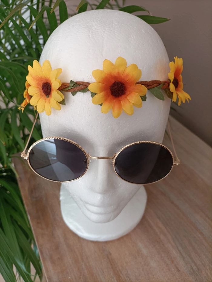 Lot de 7 bandeaux cheveux élastiques Fleurs - photo numéro 4