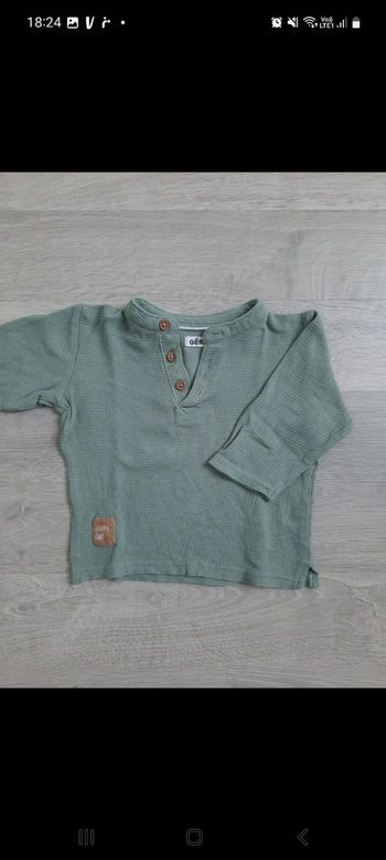 T-shirt manches longues 6 mois