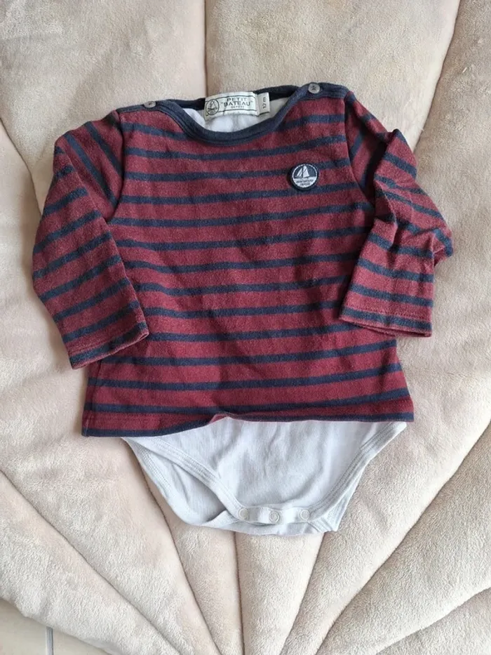 Lot de 2 bodies t-shirt et un t-shirt - photo numéro 2