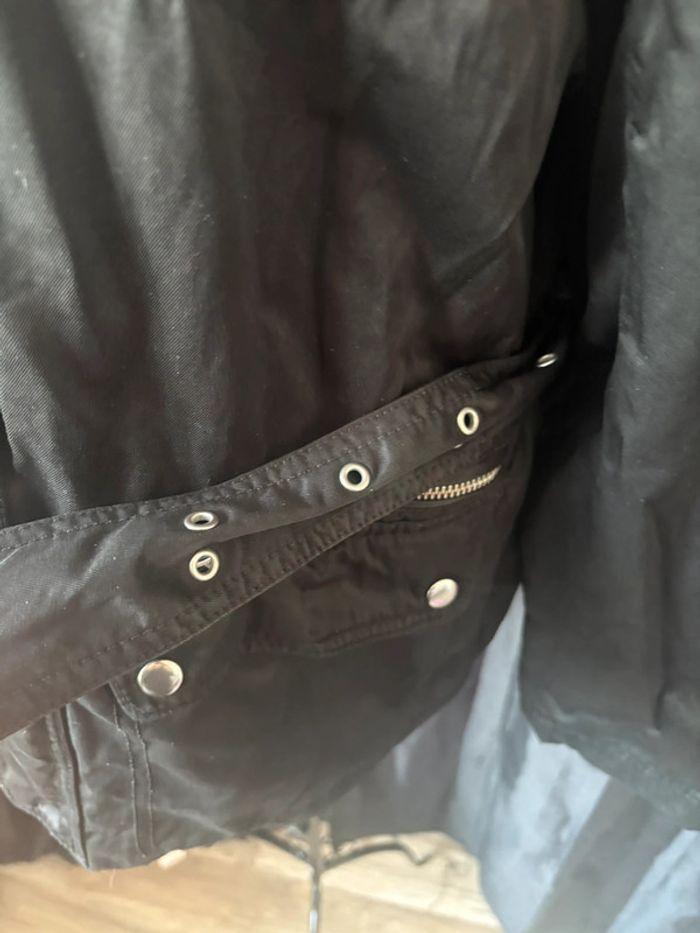 Veste noire H&M style motard - Taille 46 / 36R - photo numéro 3