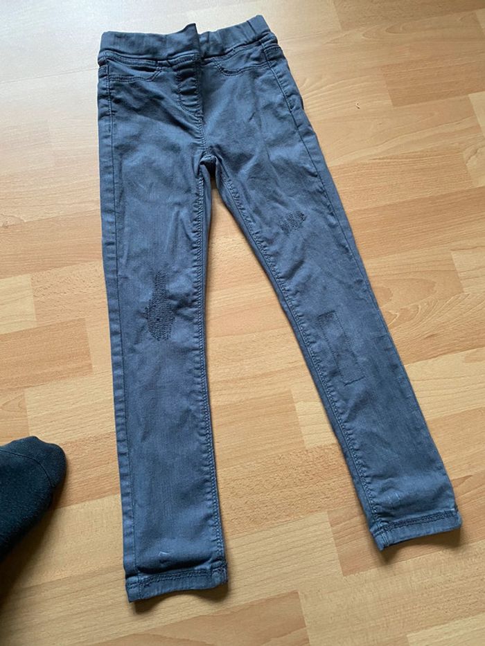 Pantalon jegging gris TAO Tape à l’œil Taille 5 ans
