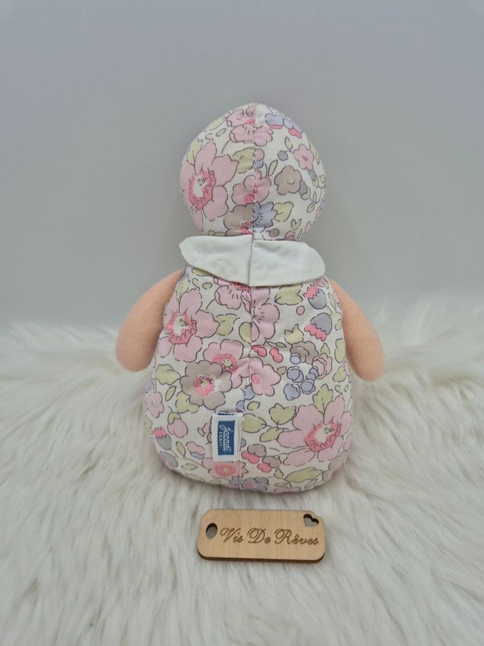 Doudou peluche lutin poupée fleurs Joséphine Jacadi liberty - photo numéro 3