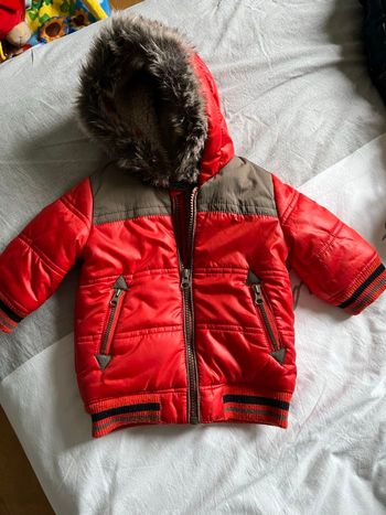 Manteau fourré jean Bourget 6 mois