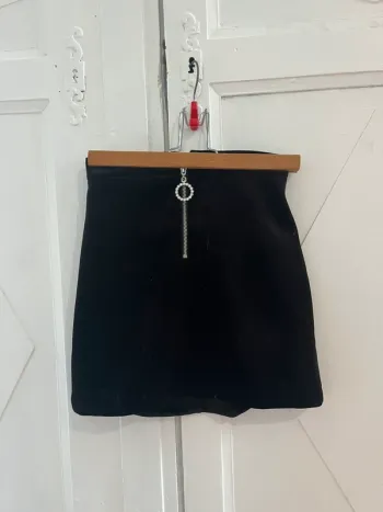 Jupe velours noir