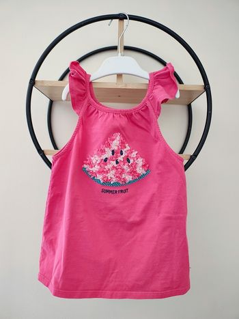 8 ans teeshirt débardeur été Okaïdi 