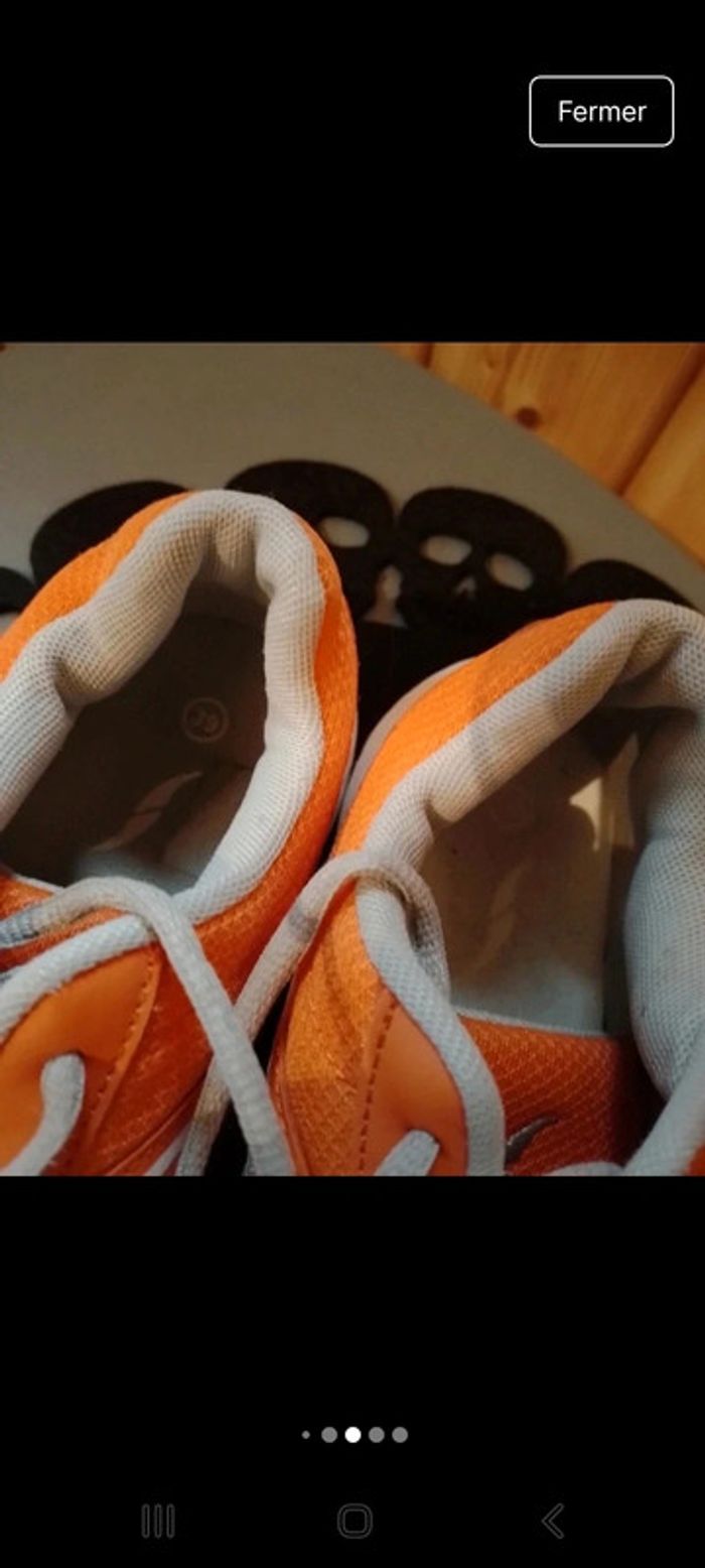 Basket femme orange Tissaia pointure 39 - photo numéro 7