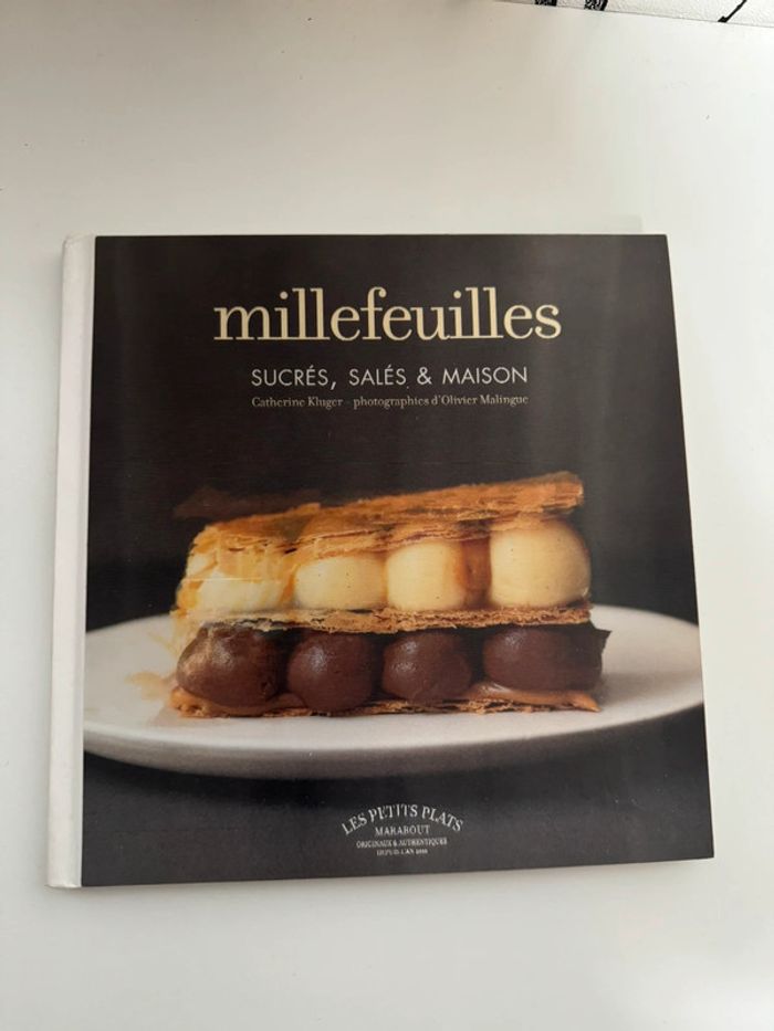 livre  millefeuilles sucrés salés et maison
