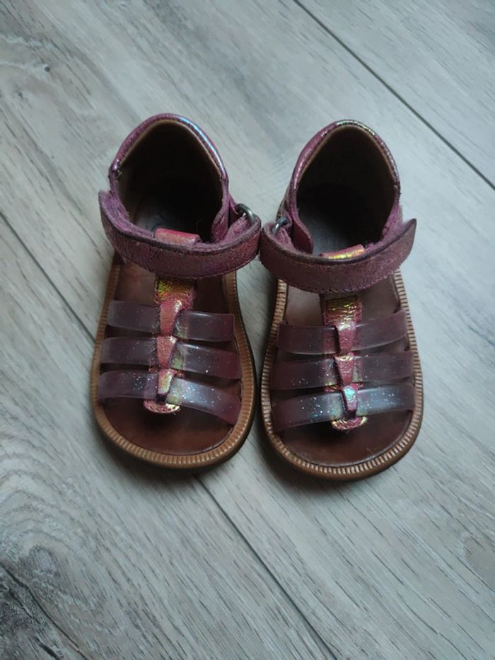 2 paires de sandalettes roses - photo numéro 6