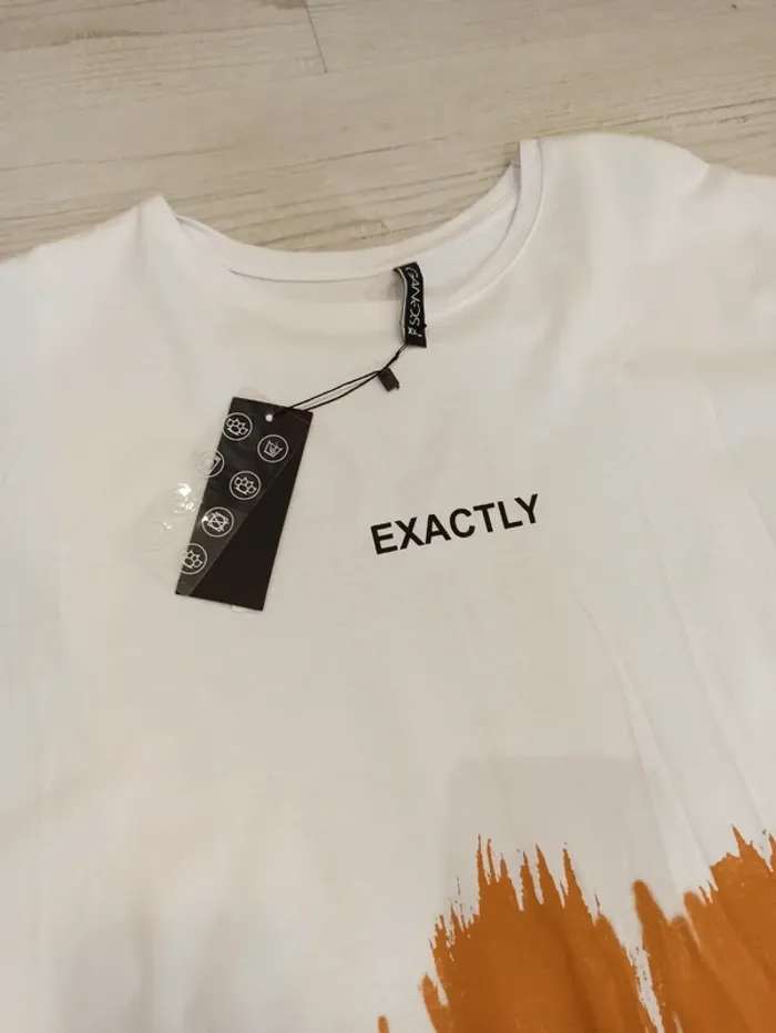 Tee shirt blanc homme manches courtes xxl - photo numéro 4