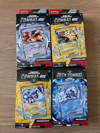 Deck combat Ex Pokémon Lot de 4 Kangourex