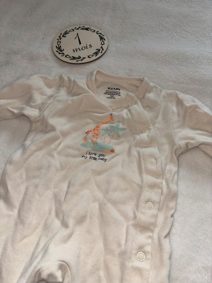 Pyjama mi épais mi fin 1 mois Kiabi - photo numéro 3
