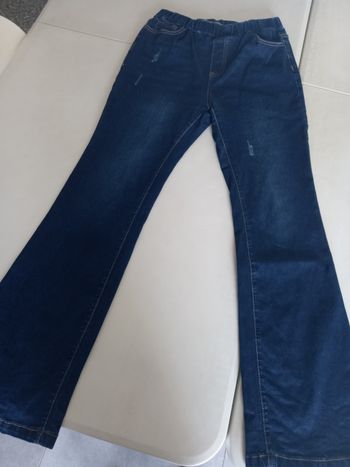 Jeans évasé taille haute et extensible
