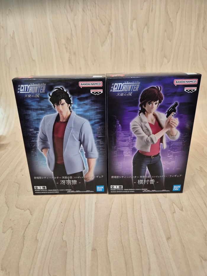 Set 2 figurines City Hunter : Ryô Saeba & Kaori Makimura