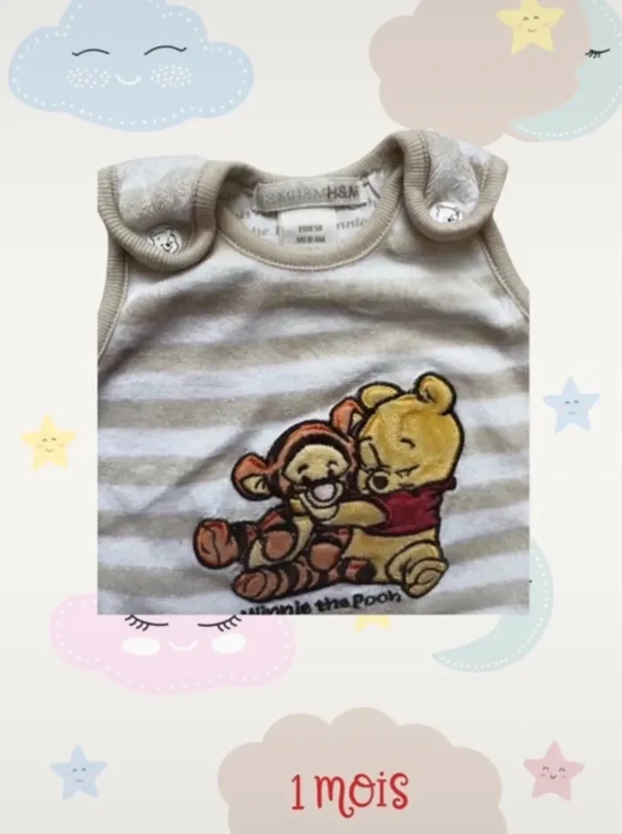 Salopette Winnie Disney 1 mois - photo numéro 3