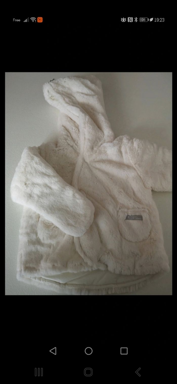 Manteau ecru absorba 9 mois