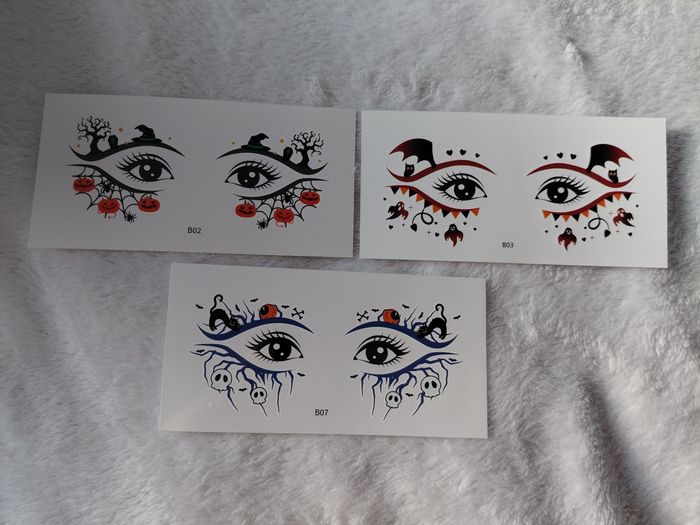 Tatouage temporaire pour Halloween